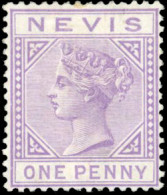 * SG#23 - 1p. Lilac-mauve. VF. - St.Christopher-Nevis-Anguilla (...-1980)