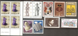 Several Countries Chess,baseball,tennis,billards,soccer Set 13 Stamps MNH - Echecs