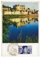 France : N°929 Obl. 1er Jour "AMBOISE 9/7/52" Sur Carte Maximum En Couleur - Autres & Non Classés