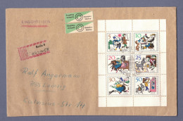 DDR Einschreiben Brief - KLEINBOGEN Mi 1236-1241   (DRSN-0033) - Storia Postale