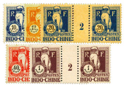 Indochine : Taxe N°39/41** Et 42/43* - Sonstige & Ohne Zuordnung