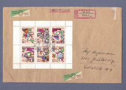 DDR Einschreiben Brief - KLEINBOGEN Mi 1323-1328   (DRSN-0035) - Storia Postale