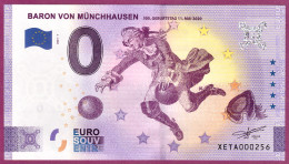 0-Euro XETA 01 2021 BARON VON MÜNCHHAUSEN 300. GEBURTSTAG - Private Proofs / Unofficial