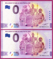 0-Euro XETB 01 2021 ROLANDSTATUEN IN DEUTSCHLAND Set NORMAL+ANNIVERSARY - Private Proofs / Unofficial