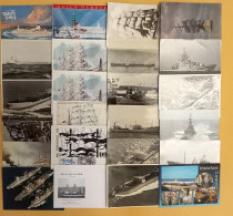 99 AK / 4 AK-SERIEN - SCHIFFE - ESSO-TANKER - TITANIC - GORCH FOCK - MARINE Etc - Collections & Lots