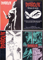 4  Cartoline : DIABOLIK     Non  Viaggiate. - Comicfiguren