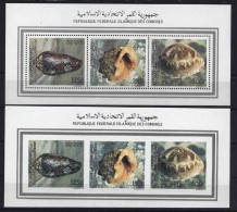 Comores - 1992 - Shells - Yv 541/42 + Aer 305 - Coneshells