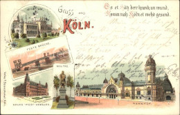 71678563 Koeln Rhein Museum Bruecke Post Moltke Denkmal Bahnhof Spruch Koeln Del - Köln