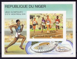 Niger 1976, Olympic Games In Montreal, Athletic, BF IMPERFORATED - Estate 1976: Montreal