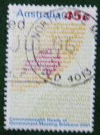 Commonwealth Conference 2001 Mi 2077 Yv 1977 Used Gebruikt Oblitere Australia Australien  Australie - Usati