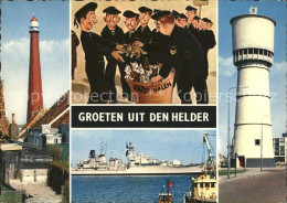 71669193 Den Helder Leuchtturm Karikatur Matrose Kreuzer Den Helder - Sonstige & Ohne Zuordnung