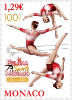 Monaco - 2024 - Centenary Of Femina Sports Club Of Monaco - Mint Stamp - Ungebraucht