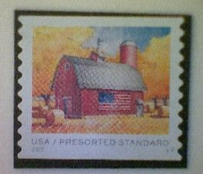 United States, Scott #5684, Used(o), 2022, Flags On Barns, Presort (10¢), Multicolored - Used Stamps