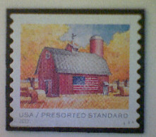 United States, Scott #5684, Used(o), 2022, Flags On Barns, Presort (10¢), Multicolored - Gebraucht