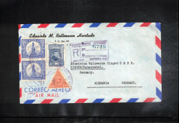 Guatemala 1961 Interesting Airmail Registered Letter - Guatemala