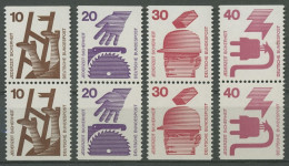 Bund 1974 Unfallverhütung ZD Senkrechte Paare 695/99 C/D Postfrisch - Se-Tenant