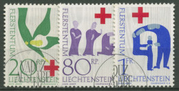 Liechtenstein 1963 Rotes Kreuz 428/30 Gestempelt - Usados