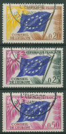 Frankreich 1963 Dienstmarken Europarat Europafahne D 7/9 Gestempelt - Usados