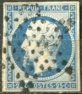 FRANCE - Y&T  N° 10 (o)…oblitération étoile - 1852 Louis-Napoléon