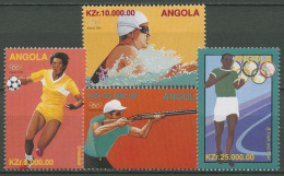 Angola 1996 Olympische Sommerspiele Atlanta Schießen Laufen 1102/05 Postfrisch - Angola