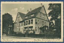 Bad Pyrmont Haus Wiese Severinstraße, Gelaufen 1941 Als Feldpost (AK3735) - Bad Pyrmont