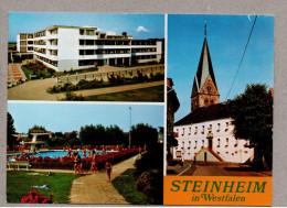 2-625} BRD  - AK:  Steinheim - Krankenheus, Rathaus, Pfarrkirche - Steinheim