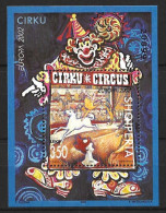 ALBANIA....." 2002...".....EUROPA.....CIRCUS....MINI SHEET.........MNH... - Cirque