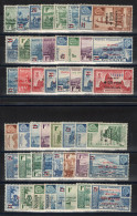 Grande Série Oeuvres Coloniales N** MNH Luxe Complete 24 Colonies, 48 Valeurs , Cote 80,60 Euros - 1944 Maréchal Pétain, Surchargés – Œuvres Coloniales