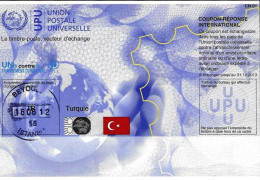 Turchia (57). Coupon Réponse Reply Coupon Tipo Na35, Venduto Il 18.08.2012. - Altri & Non Classificati