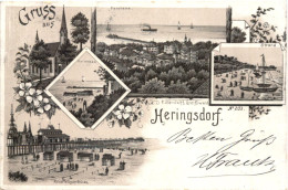 Gruss Aus Heringsdorf - Litho - Usedom