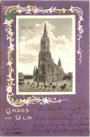 Gruss Aus Ulm - Prägekarte - Ulm