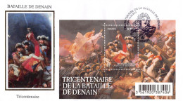 FDC Soie - Tricentenaire Bataille De Denain, Oblit 12/5/2012 Denain - 2010-2019