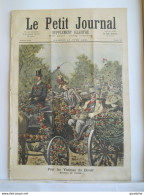 LE PETIT JOURNAL N°29 – 13 JUIN 1891 – BATAILLE DE FLEURS – REVOLUTION AU CHILI - 1850 - 1899