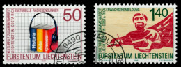 LIECHTENSTEIN 1988 Nr 945-946 Gestempelt SB49E9E - Used Stamps