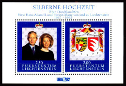 LIECHTENSTEIN BLOCK KLEINBOGEN Block 14 Postfrisch S544F82 - Blocks & Sheetlets & Panes