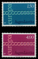 JUGOSLAWIEN 1971 Nr 1416-1417 Postfrisch X9339F2 - Nuevos