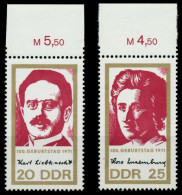 DDR 1971 Nr 1650-1651 Postfrisch ORA X97DDA6 - Unused Stamps