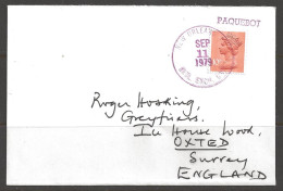 1979 Paquebot Cover, British Stamp Used In New Orleans, Louisiana - Lettres & Documents