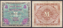 Alliierte Besatzung 5 Mark 1944 Ro 202a Pick 193 F (4)    (32309 - Other & Unclassified