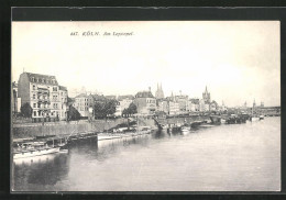 AK Köln, Angelegte Dampfer Am Leystapel  - Köln