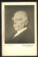 AK Fürst Otto Von Bismarck Im Portrait, Gest. 1898  - Historische Figuren