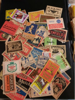 100 Vintage Matchbox Labels Belgium - 100 Belgische Luciferetiketten - Cajas De Cerillas - Etiquetas