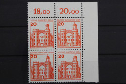 Berlin, MiNr. 533, Viererblock, Ecke Rechts Oben, Postfrisch - Unused Stamps