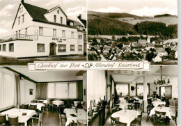 73869806 Allendorf Sauerland Sundern Gasthof Zur Post Gaststube Panorama  - Sundern