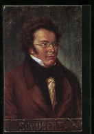 Künstler-AK Franz Schubert, Darstellung Des Musikers  - Entertainers