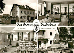 73869691 Pappenheim Mittelfranken Gasthaus Dachsbau Gaststaette Pension Terrasse - Pappenheim