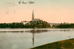 73802208 Chemnitz Schlossteich Blick Zur Kirche Chemnitz - Chemnitz