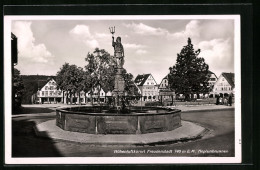 AK Freudenstadt, Partie Am Neptunbrunnen  - Freudenstadt
