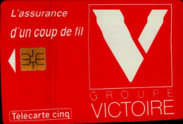 TELECARTE CINQ....V  Groupe Victoire....PETIT TIRAGE - 5 Eenheden
