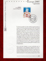 " EUROPA 2005 : LA GASTRONOMIE " Sur Notice Officielle 1er Jour De 2005 . N° YT 3784. Parfait état. FDC à Saisir !!! - 2005